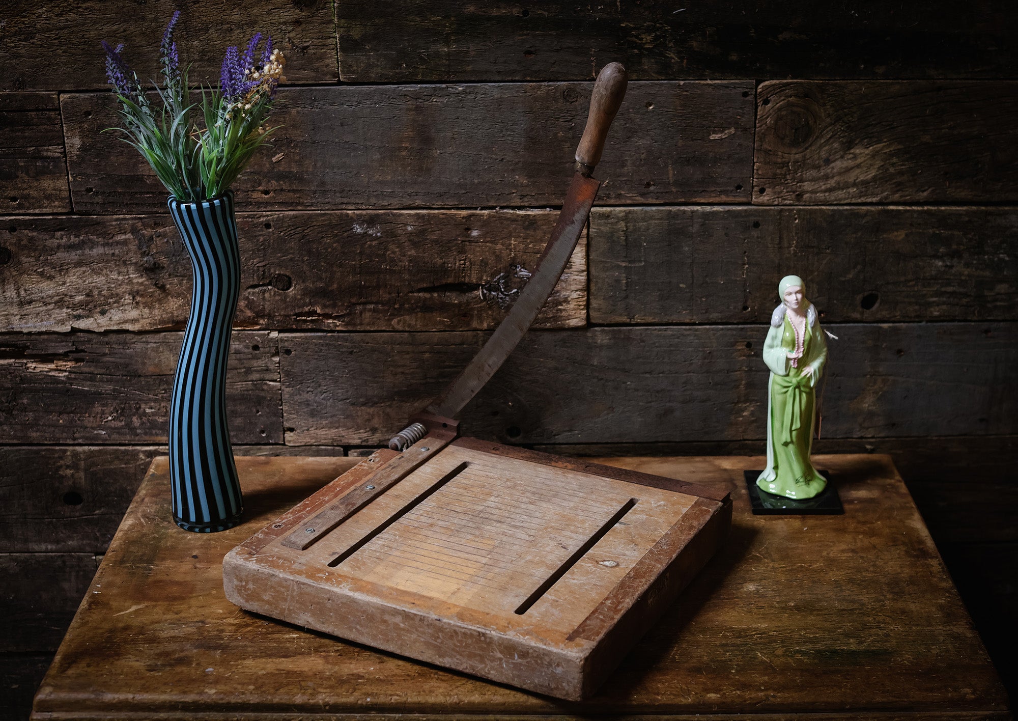 Wooden Paper Guillotine
