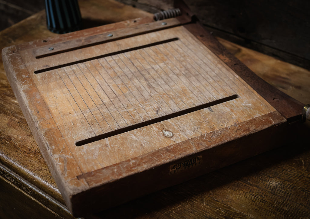 Wooden Paper Guillotine